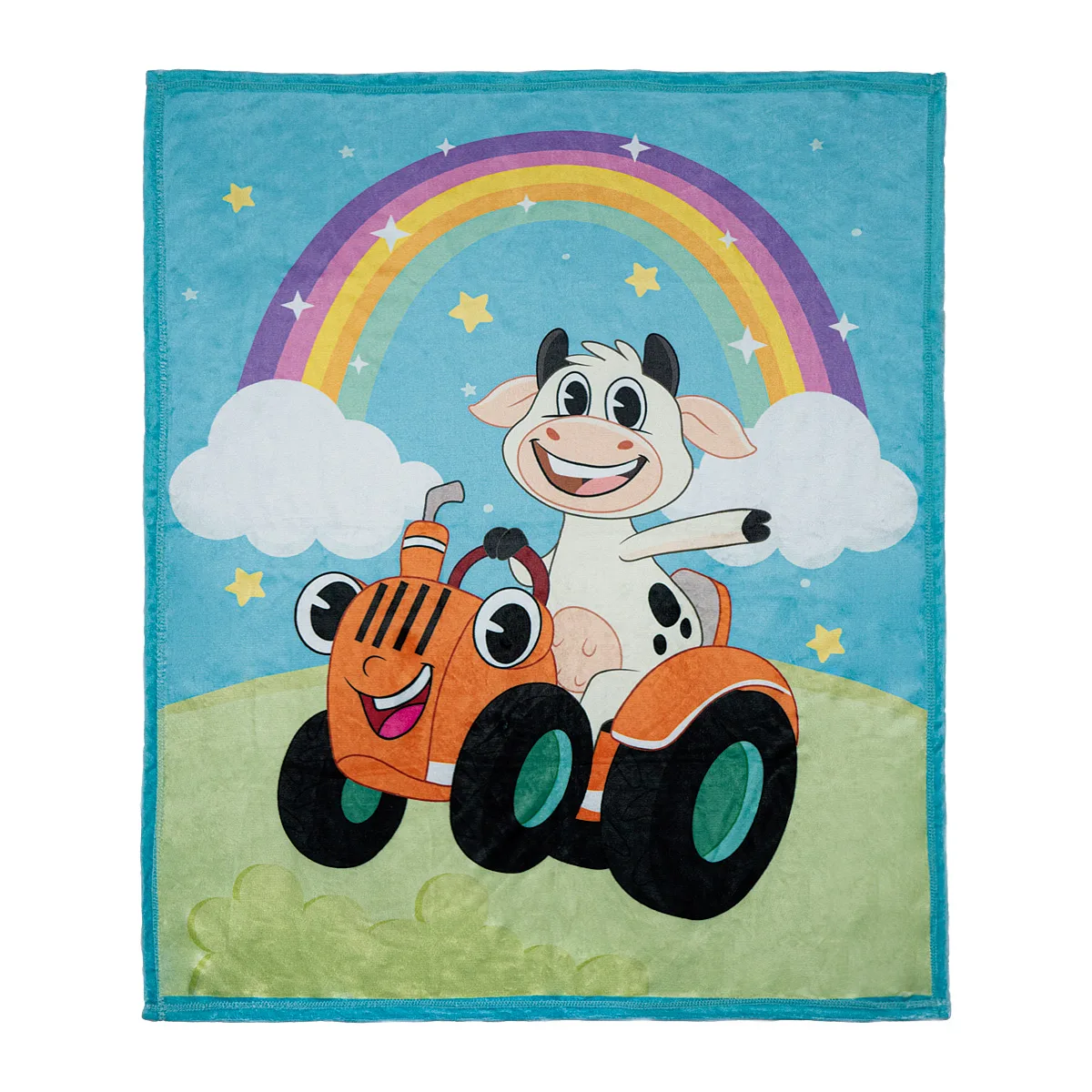 Cobija La Vaca Lola (azul claro)